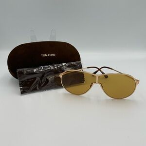 Tom Ford Yellow Aviator Sunglasses